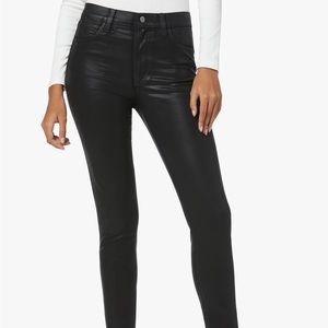 JOES HIGH RISE SKINNY ANKLE // COATED // BLACK